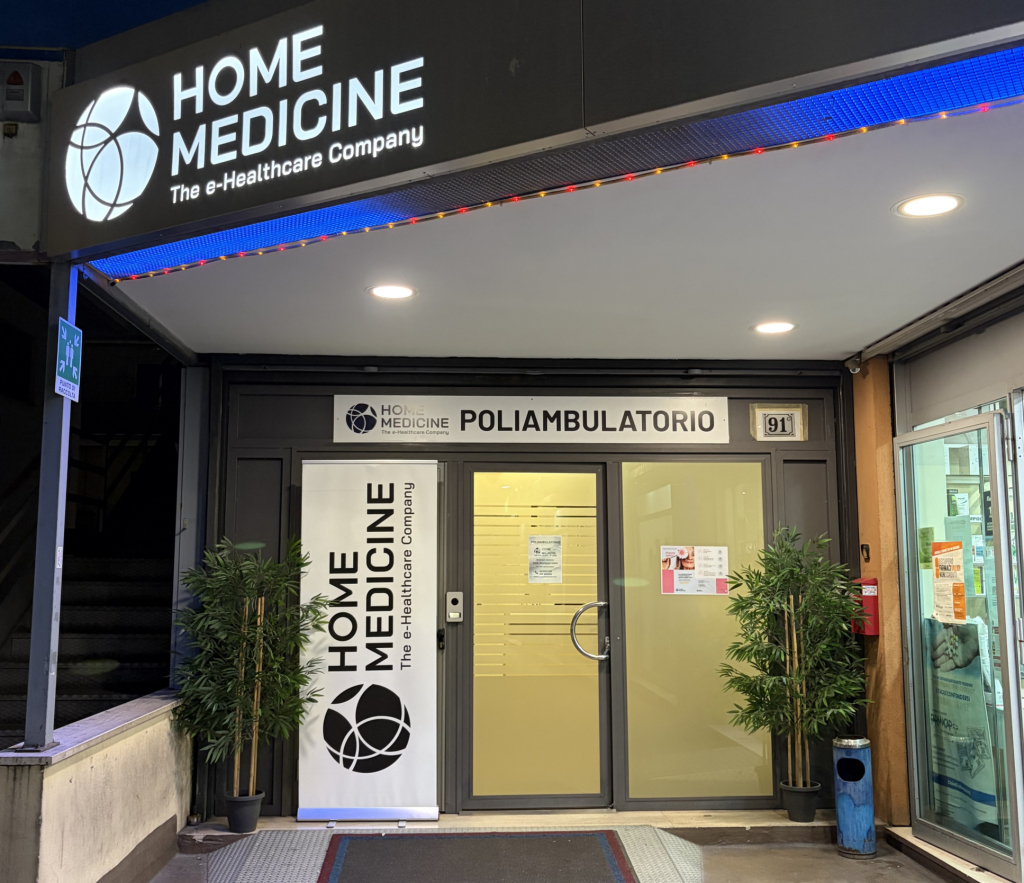 Ingresso del poliambulatorio Home Medicine di Roma